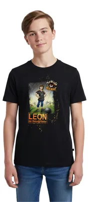 Produktbild von Spreadshirt Die Wilden Kerle Leon Teenager Premium T-Shirt, 146/152 (10 Jahre), Schwarz