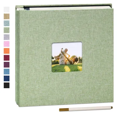Produktbild von Selbstklebendes Fotoalbum mit Leinenumschlag für 200 Fotos von 10 x 15 cm