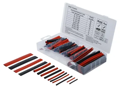 Zdjęcie produktu dla BGS technic Shrink Tube Assortment, 136 mm, 136 g