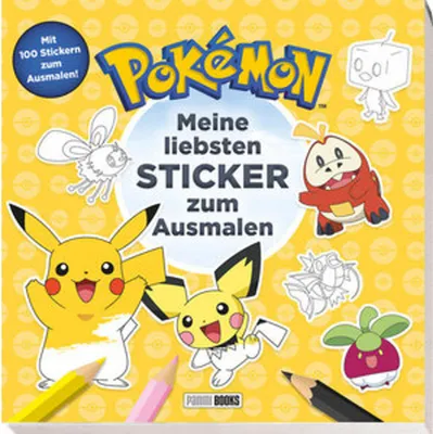 Produktbild von Pokémon: Meine liebsten Sticker zum Ausmalen