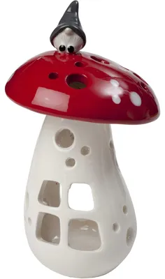 Produktbild von Nääsgränsgården Wichtel auf Pilz Laterne - verschiedene Höhen: 17 cm Höhen: 17 cm