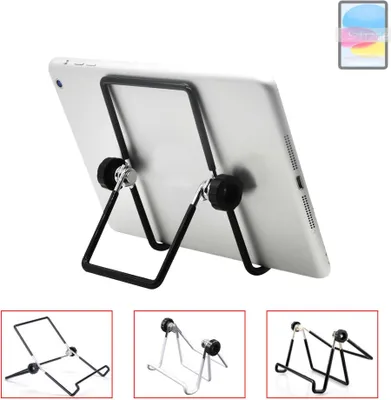 Produktbild von K-S-Trade Tablet-Ständer Tablet-Halterung Tablet-Aufsteller kompatibel mit Apple iPad (2022) Wi-Fi faltbarer Tischständer Tablet Halterung