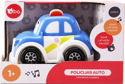 Obrázok produktu pre Bo. Interaktívne policajné auto (lotyšský jazyk)