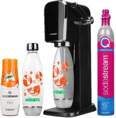 Produktbild von Sodastream ART Sättigungsbecher schwarz Mirinda