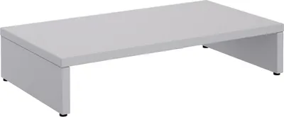 Produktbild von Monitorständer MONITOR, Hellgrau - Schreibtischaufsatz 50 cm, Bildschirmerhöhung ergonomisch, Schreibtisch Organizer schmal für Arbeitszimmer und Homeoffice