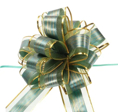 10 Organza-Geschenkschleifen, 7 Zoll, grün, für Hochzeit, Weihnachten