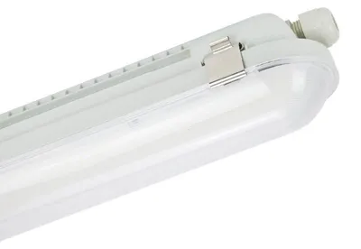 Produktbild von Wasserdichte LED-Lichtleiste 120 cm, 40 W, 180 lm/W, IP66, DALI-2 – Neutralweiß 4000 K – 5500 K