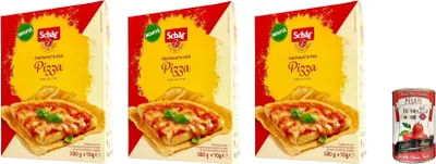 Produktbild von 3xSchar Pizzamischung mit Hefe 500gr + Hefe 10gr + Italian Gourmet pelati 400gr