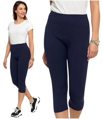 Productafbeelding van Dames leggings, 3/4 lengte, klassiek model, hoge taille, knieleng, merk MORAJ, maat L/XL