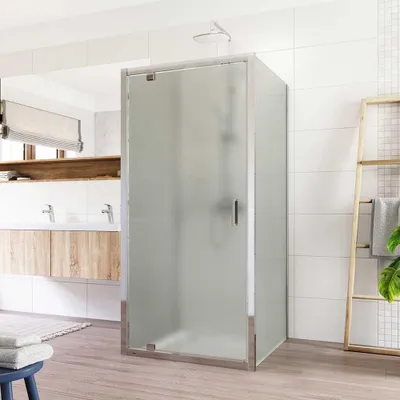 Obrázek produktu pro Mereo Sprchový kout Lima, čtverec do prostoru U, pivotový, 100x100x100 cm, chrom ALU, sklo Point - CK86832K