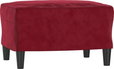 Immagine prodotto di vidaXL Pouf rosso vino 60x50x41 cm in velluto