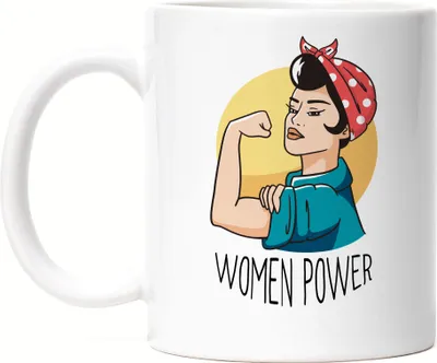 Produktbild von Tasse Women Power Motiv Geschenk für Superheldinnen Frauenpower Frauentag Feminismus