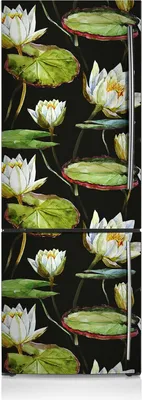 Produktbild von Kühlschrankmagnete Kühlschrank Magnetfolie Magnete Küche 60x190 cm - Lotus-Blumen.