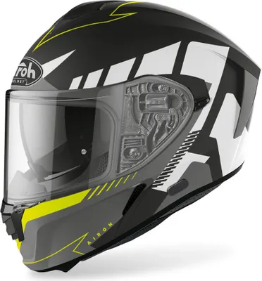 Zdjęcie produktu dla Kask Airoh Spark Rise, czarny mat/żółty, 2XL (63)