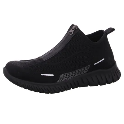 Produktbild von Rieker Damen High Top Sneaker Stiefelette Reißverschluss lose Einlagen M5351, Größe:39 EU, Farbe:Schwarz