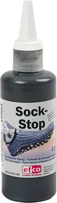 Produktbild von Creativ Company Anti-Rutsch Socken Sock-Stop 100ml schwarz Latex