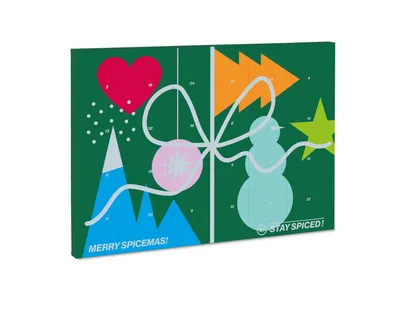 Produktbild von STAY SPICED ! Gewürz-Adventskalender 2025 – Edition Gewürzregal mit 24 exklusiven Microdosen – Premium Gewürze zum Probieren & Genießen – Nachhaltig &