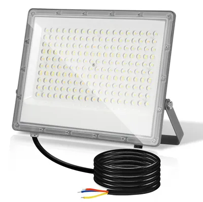 Obrázek produktu pro Ikodm LED reflektor pro venkovní použití, 150W, IP65, LED světlomet z hliníku, vhodný pro venkovní použití a průmysl, studená bílá barva (6000K), sada 1 kus