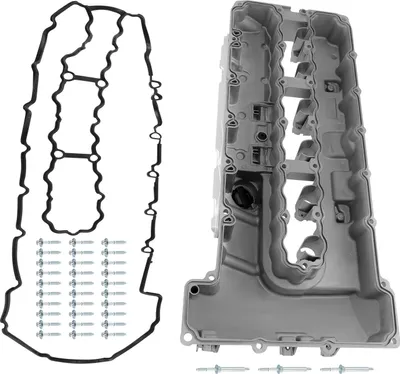 Obrázok produktu pre Hliníkový kryt ventilov motora pre BMW 335i 535i 740i X6 Z4 3,0 l strieborný
