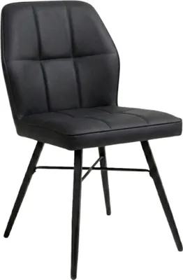 Image de Chaise de restaurant en SIMILI CUIR Noir pour Interieur
