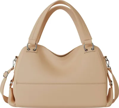 Produktbild von Damen Vegane Shopper Tasche Hobo Bag Umhänge Tasche  30669 Taupe