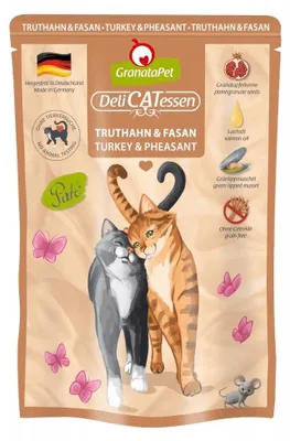 Productafbeelding van GRANATAPET Delicatessen Kalkoen en fazant - natvoer voor katten - 85g