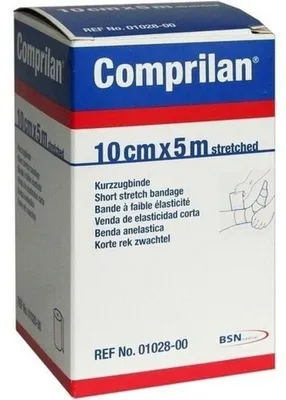 Productafbeelding van BSN medical Comprilan, katoen, beige, 1 stuk, 5000 mm, 100 mm