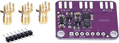 Produktbild von 160MHz-Signalgenerator mit Si5351A-Komponente und Klotk-Splitterfunktion.