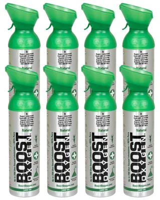 Image de Oxygène supplémentaire en canette Boost Oxygen Naturel, grand, 12x9L