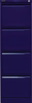 Produktbild von Hängeregistraturschrank, 4 Hängeregistraturen, blau 5020073705584
