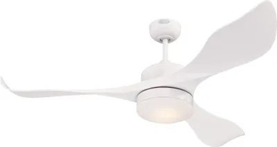 Produktbild von Energiespar Deckenventilator mit LED Beleuchtung und Fernbedienung Pierre 132 cm