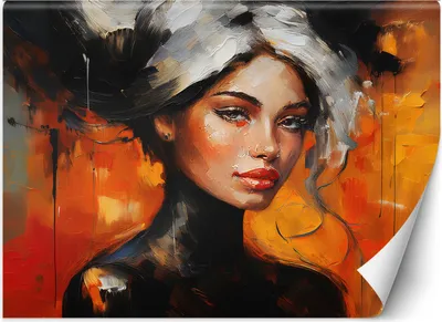 Produktbild von Vlies fototapete Frau Glamour Farbe 150x105 cm Feeby Bunt inkl. Kleber einfache Montage