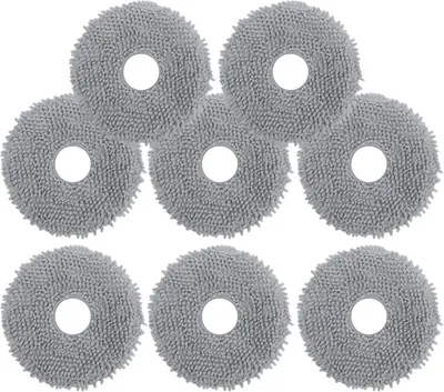 Produktbild von 8 Stück Qrevo Serie Wischtücher Wischmopp für Roborock Saros 10R/Saros Z70/Qrevo Pro/Qrevo S,QV 35A/QV 35S,Qrevo S5V,Qrevo Curv/Edge,Qrevo Slim/Master Saugroboter,Waschbar und Wiederverwendbar Mop