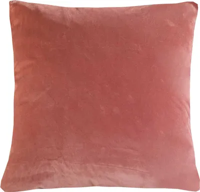 Produktbild von Kissenhülle - Altrosa - Samt - 50 x 50 cm - mit Reißverschluss