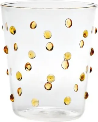 Produktbild von Zafferano Party Tumbler Glas Gelbgold 45 cl Set mit 6 Glasteilen