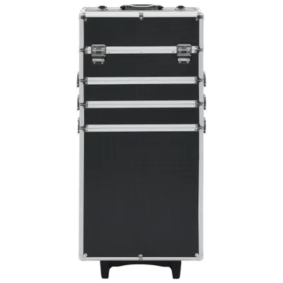 Produktbild von vidaXL Kosmetikkoffer Aluminium Schwarz
