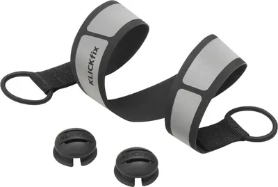 Immagine prodotto di Nastro riflettente KLICKfix SeeMe 51x4x1,5 cm, per cestini, nero/argento