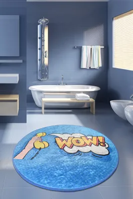 Produktbild von Mijolnir, Wow- CHL4149, Bunt, Badematten, 700 gr/m², 100% Samtstoff