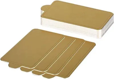 Image de Petits fonds de tarte dorés, 100 pièces, résistants au gel