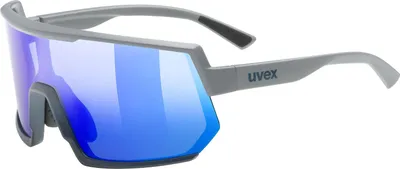 Produktbild von Uvex sportstyle 235, Multisportbrille, Unisex, Halbrandlos, Grau, Grau, Blau