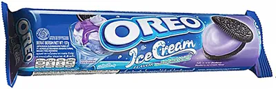 Zdjęcie produktu dla Oreo Blueberry Icecream o smaku herbatników z kremem jagodowym 137g