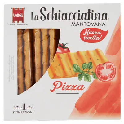 Image de Schiacciatina, en-cas salé au goût pizza, 4 portions de 37,5 g
