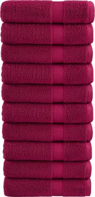 Produktbild von Premium Badetücher SOLUND 10 Stk. Bordeaux 100x150 cm 600 g/m²
