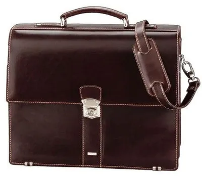 Immagine prodotto di Jüscha 47022 Aktenkoffer Leder Schwarz (47022)