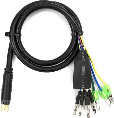 Zdjęcie produktu dla Kabel do konwersji roweru na rower elektryczny z 6-stykową wtyczką, czujnikiem Halla i 3-stykowym wskaźnikiem położenia fazowego do akcesoriów do konwersji rowerów elektrycznych