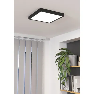 Obrázek produktu pro Eglo LED stropní svítidlo Fueva 5 černá 29x29cm 20W 2500lm neutrální bílá 4000K