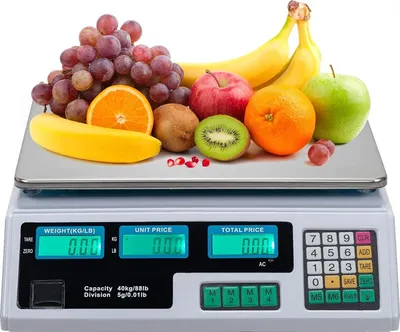 Produktbild von Topchances Elektronische Preiswaage mit LCD 40kg digital Küchenwaage für Gewerbliche Lebensmittel und Fleisch