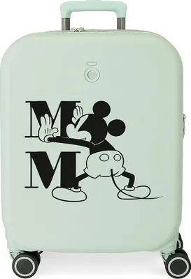 Obrázek produktu pro Kufr na kolečkách Disney Mickey Happiness z ABS, 55 cm Kufr na kolečkách Happiness z ABS, 55 cm