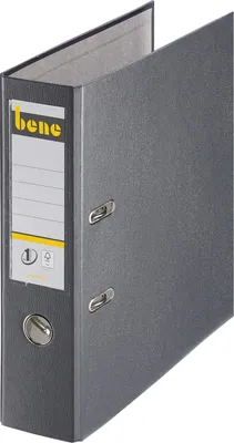 Produktbild von Bene Ordner 291400 SF DIN A4 80mm PP schiefer