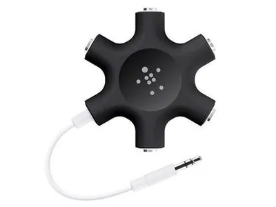 Obrázok produktu pre Belkin F8Z274BT, Zelen, Biela, 1x 3.5mm, 5x 3.5mm, Samec, Samica